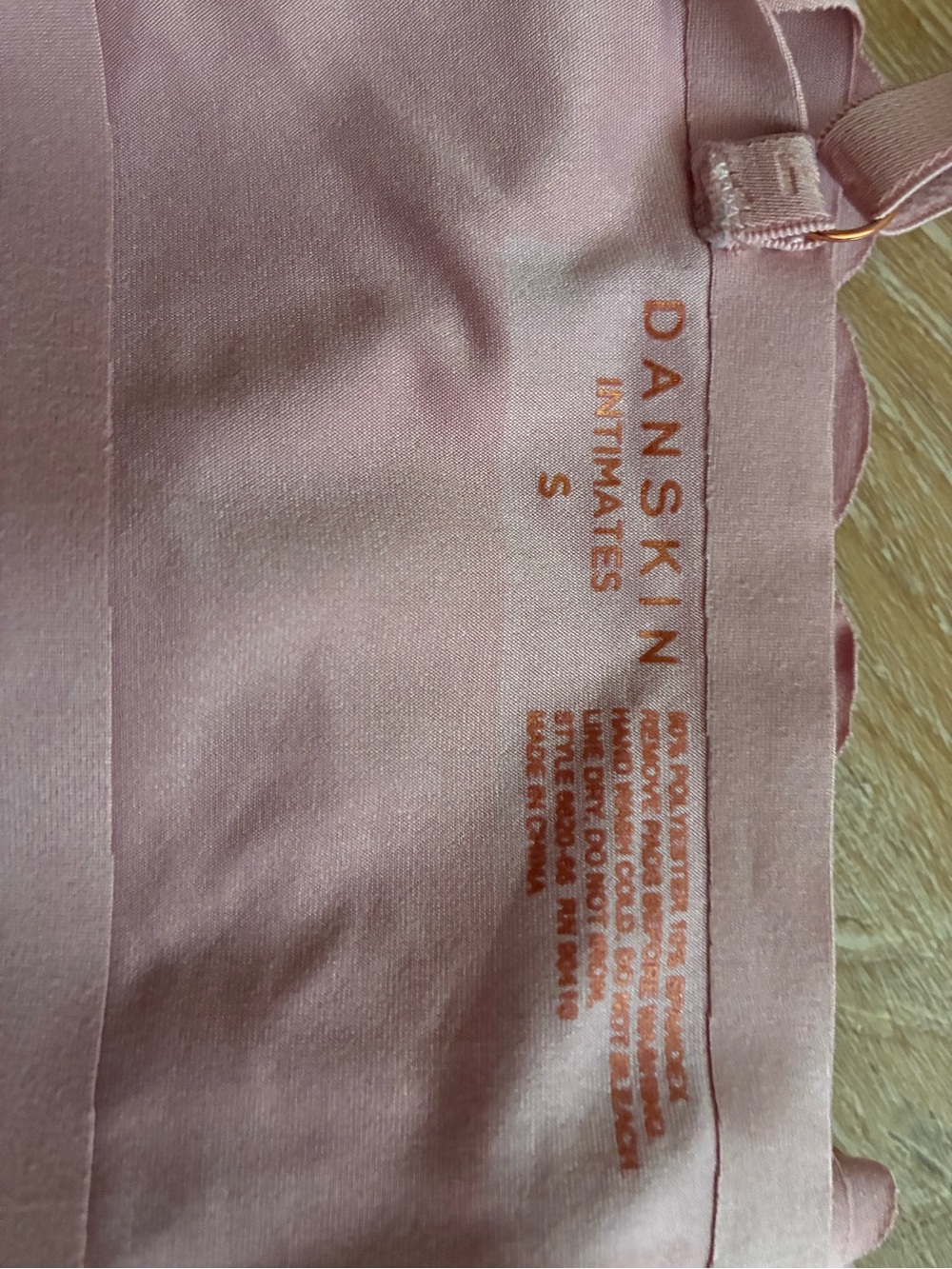Danskin 3-Pack Scalloped Bralettes in Cream, Pink & Brown - Picture 5 of 9